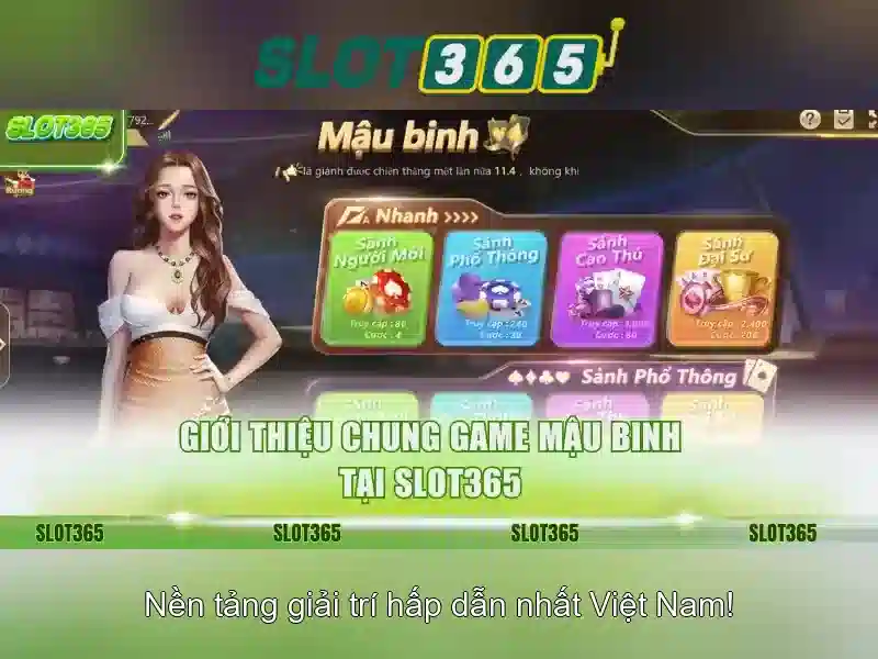 Các trò chơi đa dạng tại Slot365